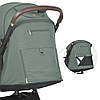 Прогулянковий візочок дитячий EL CAMINO BEYA ME 1127-G Khaki Green Хакі, фото 9