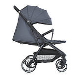 Прогулянковий візок дитячий EL CAMINO BEYA ME 1127-S Midnight Gray Сірий, фото 2