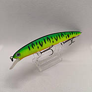 Воблер BearKing Rudra 130SP колір D + Хук-кипер у подарунок, фото 2