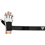 Рукавички для фітнесу RDX  W3 WHITE WITH EVA PADDING-S, фото 3