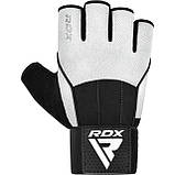 Рукавички для фітнесу RDX  W3 WHITE WITH EVA PADDING-S, фото 7