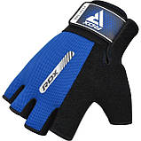 Рукавички для фітнесу RDX W1 HALF BLUE-L, фото 4