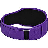 Пояс для важкої атлетики RDX RX5 Double Belt неопреновий Purpel XS, фото 5