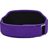 Пояс для важкої атлетики RDX RX5 Double Belt неопреновий Purpel XS, фото 4