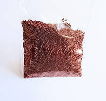 Наповнювач мікрогранули Finding Скляні мікрокульки розміром частинок 0.6мм - 0.8мм для смоли Бордовий Упаковка 10гр