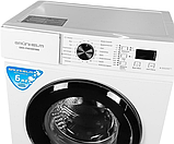 Пральна машина автоматична Grunhelm GWS‑FN610D1WB завантаження 6 кг 1000 об/хв клас A++ фронтальне завантаження LED-дисплей, фото 3