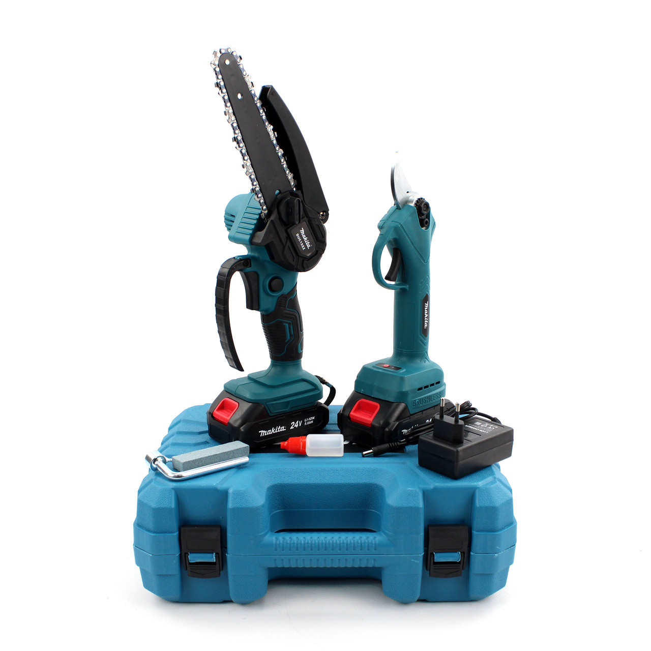 Акумуляторний набір 2в1 Makita 24V (секатор DUP365 + пила DUC155Z) Набір 2в1 Макіта