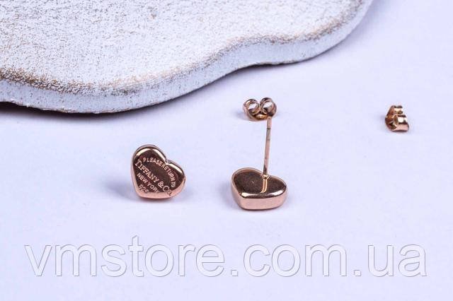 Серьги tiffany тиффани