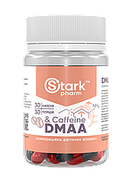 Стимулятор предтренировочный Stark Pharm - D-MAA 100 мг + Caffeine 200 мг (30 капсул) предтреник Д-МАА