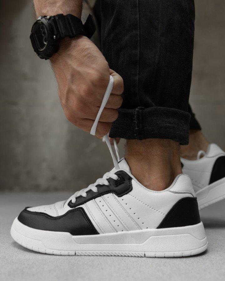Чоловічі кросівки tactile white/black СХ1660-3 НП493, фото 1