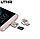 Кард-рідер металевий Type-C to Micro SD TF OTG, брелок картридер зчитувач флеш-карт USB-C to MicroSD D9, фото 5