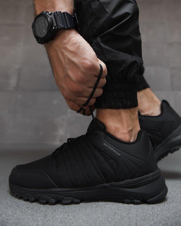 Кросівки waterproof black НП5073, фото 1