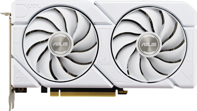Відеокарта GeForce RTX 4060 8GB Asus Dual Evo White OC (DUAL-RTX4060-O8G-EVO-WHITE)
