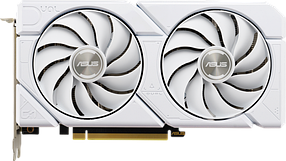 Відеокарта GeForce RTX 4060 8GB Asus Dual Evo White OC (DUAL-RTX4060-O8G-EVO-WHITE)