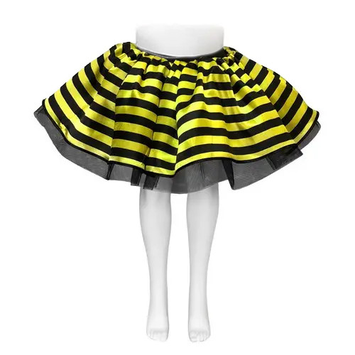 Юбка желтая в черную полосочку. Юбка к костюму пчелки, фото 1