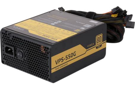 Блок живлення Vinga 550W 80+ Gold (VPS-550G), фото 1
