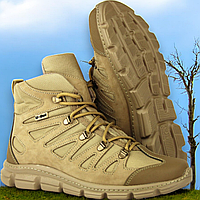 Черевики тактичні демісезонні койот, чоловічі, військове взуття, міцні, для походів і полювання EKO
