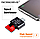 Кард-рідер металевий Type-C to MicroSD TF OTG, брелок картридер зчитувач флеш-карт USB-C - Micro SD MC8, фото 5