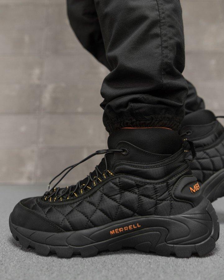 Чоловічі термо кросівки black merrell up НП4879, фото 1