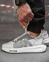 Чоловічі кросівки Adi White/Grey 4 – легкі текстильні кросівки для міста та спорту ВТ4960 ТМ