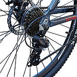Велосипед SPARK TRACKER 27,5'' ал17'' ам лок-аут диск темно-синій, фото 4