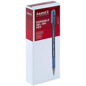 Ручка гель Пиши-стирай Axent Student AG1071 синя, фото 3