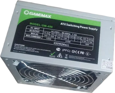 Блок живлення GameMax GM-450 450W OEM 80+ (GM-450), фото 3