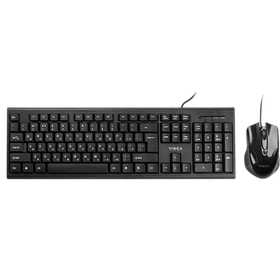 Комплект (клавіатура, миша) Vinga KBS170 Black