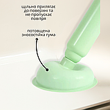 Вантуз для унітазу туалету, пневматичний вакуумний вантуз для раковини ванни Plunger Зелений (2085), фото 6