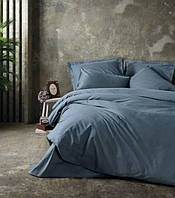 Постільна білизна Cotton Box Plain ранфорс Ranforce бавовняна євро розміру Туреччина "Antrasit"