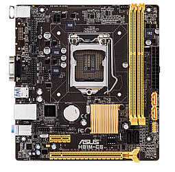 Нова ! Материнська плата ASUS H81M-CS  (s1150, H81, PCI-Ex16)  ОЕМ