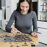 Фігурний дерев'яний пазл Гра Престолів Лютововк Примара L, фото 4