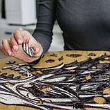 Фігурний дерев'яний пазл Гра Престолів Лютововк Примара L, фото 5