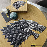 Фігурний дерев'яний пазл Гра Престолів Лютововк Примара L, фото 10