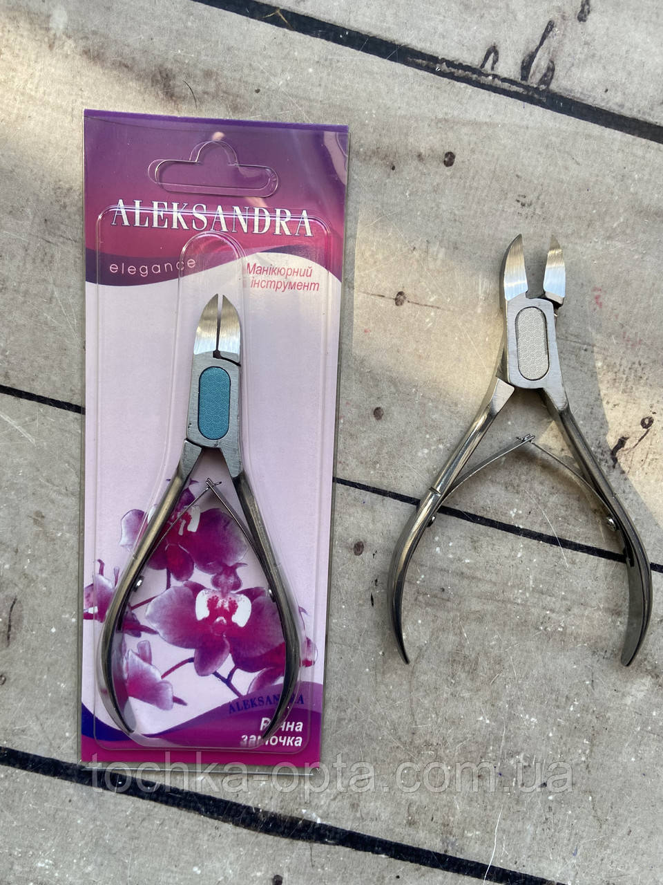 Кусачки для нігтів із пилкою великі Aleksandra 120 мм, фото 1