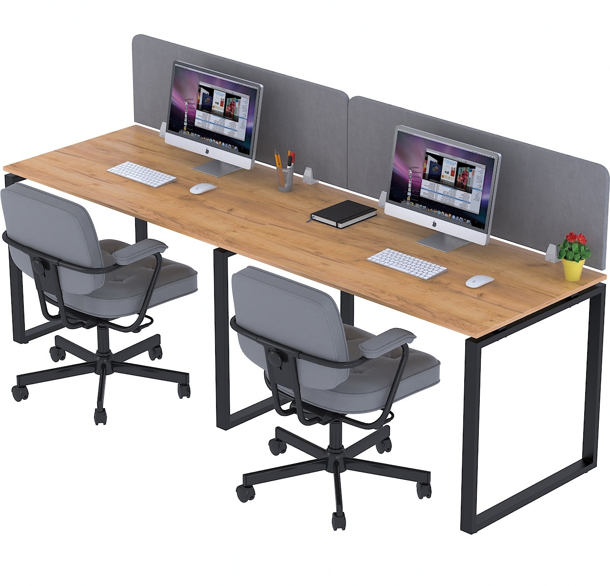 Подвійний письмовий стіл ND2-120 TM Loft design