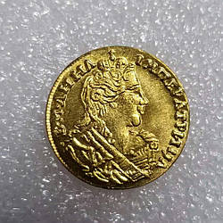 Червонець 1730 року монета Анни Іоані сувенір золотої монети