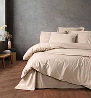 Постільна білизна Cotton Box Plain ранфорс Ranforce бавовняна євро розміру Туреччина "Bej"