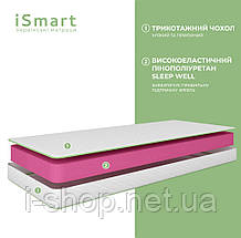 Матрац ортопедичний ТМ Ismart Koala Fresh 90х190 см безпружинний (ISM-051051), фото 3