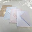 Конверт 162x113 мм, колір ніжно-блакитний, КОМПЛЕКТ 10 шт., фото 5