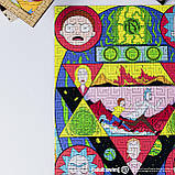 Дерев'яний пазл-лабіринт Rick & Morty™ Космічний лабіринт L, фото 6