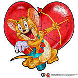 Фігурний дерев'яний пазл Tom & Jerry™ Купідон XL, фото 2