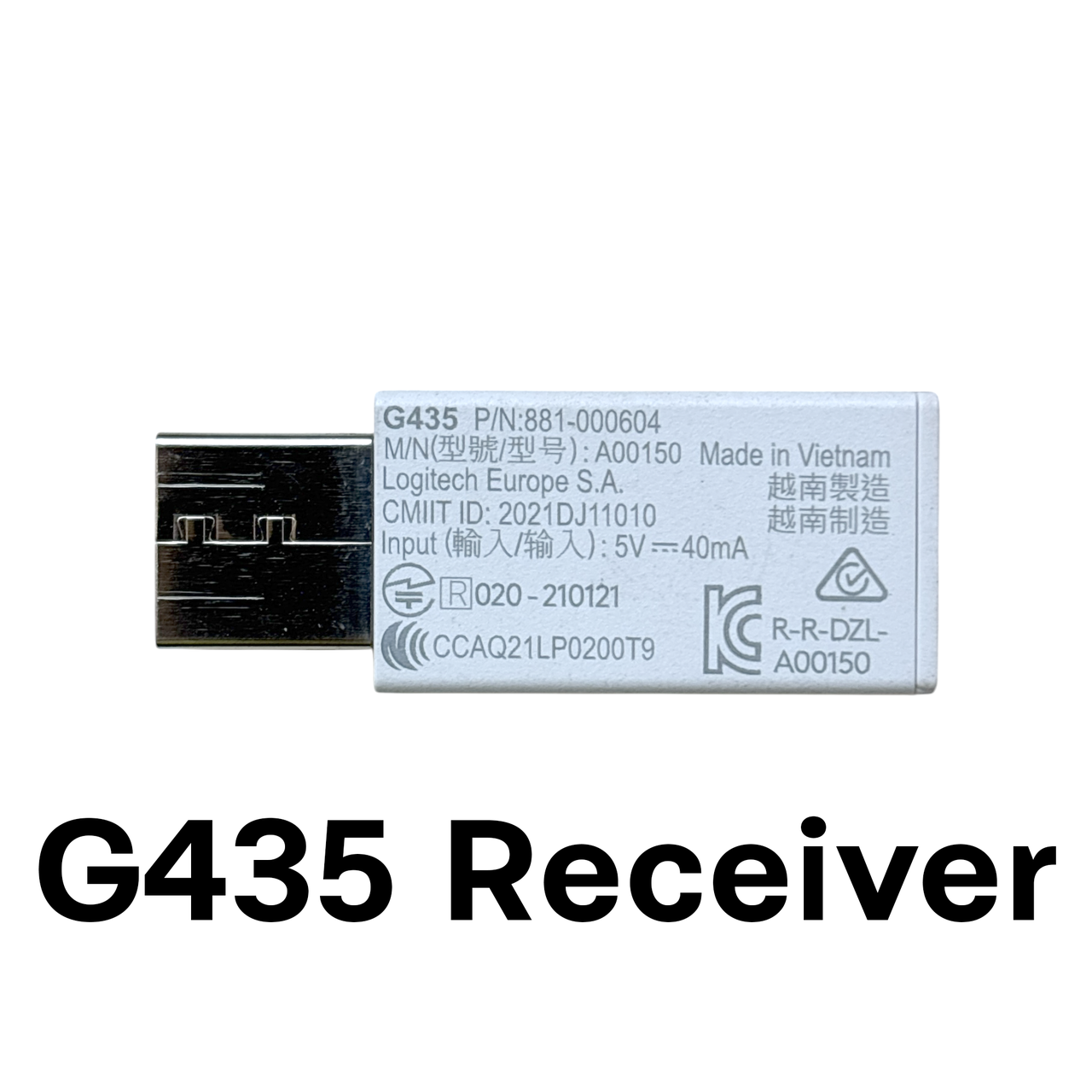 Logitech LIGHTSPEED G435 Receiver адаптер ресивер приймач для навушників гарнітури