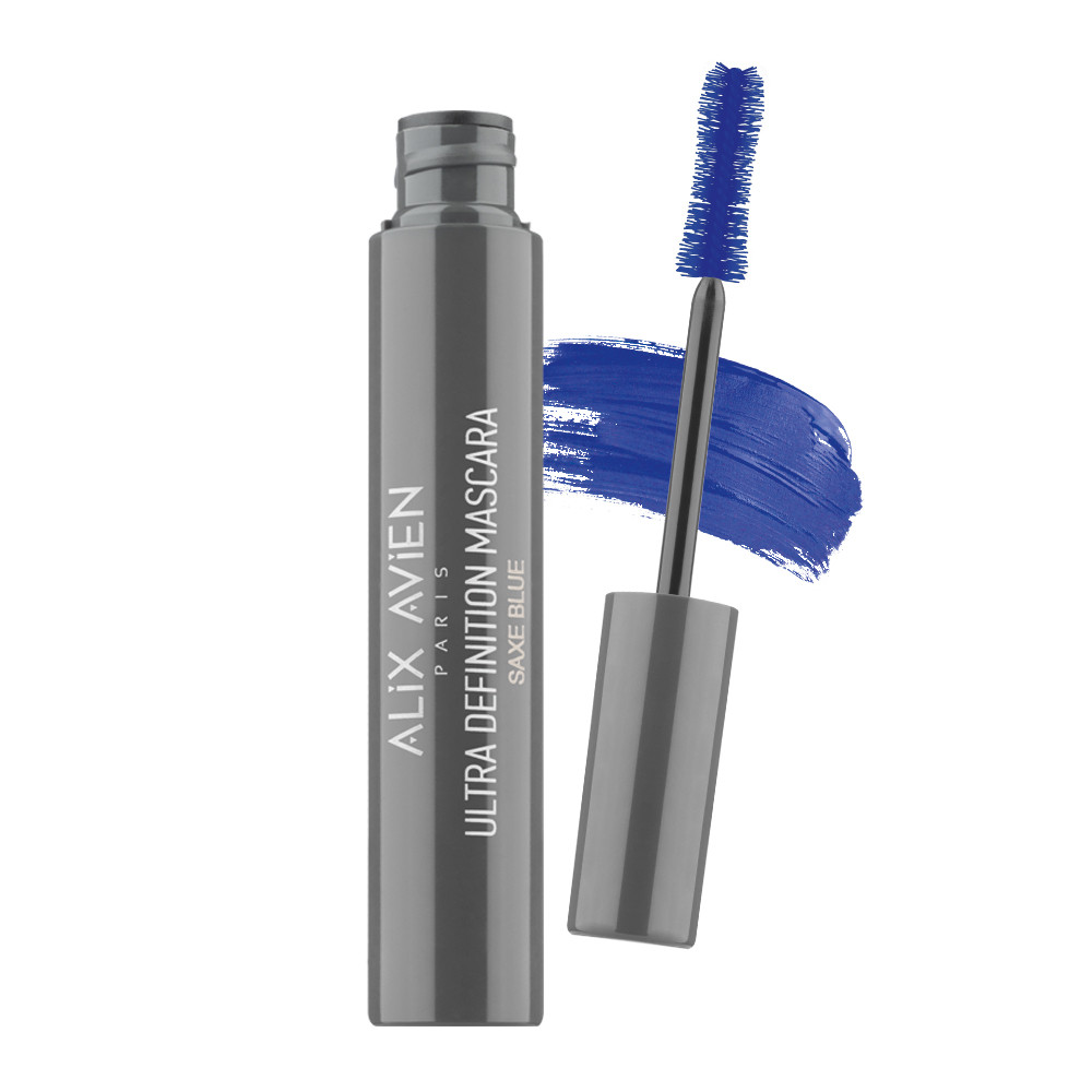 Сенсаційна туш для вій «Спокусливий вигин» ALIX AVIEN Синя, 9 г, фото 1