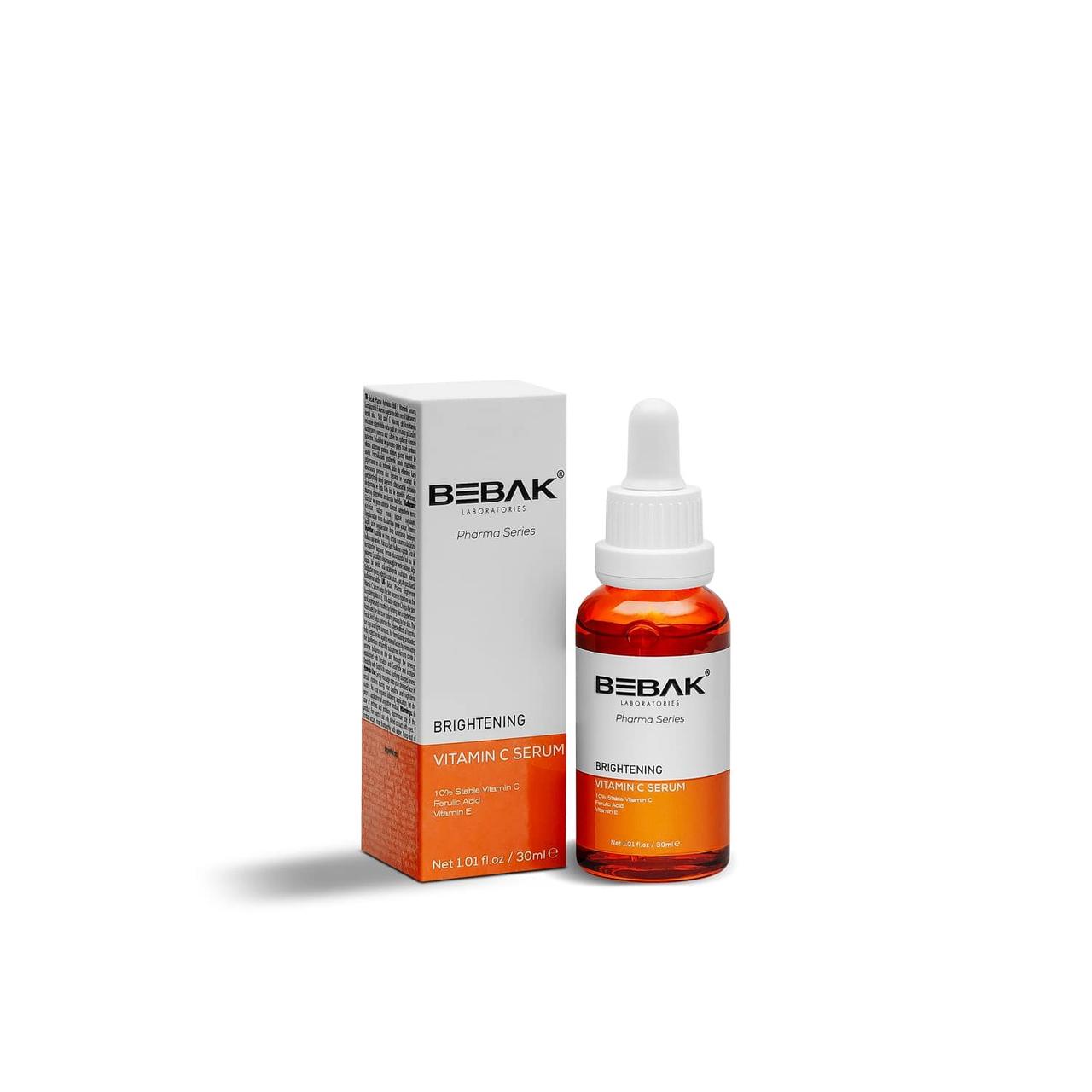 Освітлююча сироватка для обличчя з вітаміном С Bebak Pharma, 30 мл, фото 1