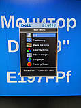 Монітор 19" Dell E197FPf (3*4) дефект під відеоспостереження, фото 3