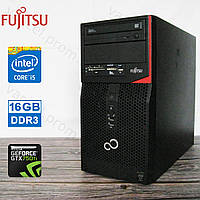 Fujitsu P520 - Intel Core i5-4570/ 16GB DDR3/ GeForce GTX750Ti 2GB/ 120GB+2000GB Системний блок, Ігровий ПК