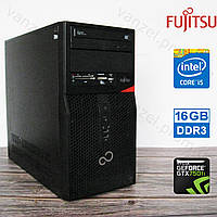 Ігровий ПК Fujitsu P520 - Intel Core i5-4570/ 16GB DDR3/ GeForce GTX750Ti 2GB/ 120GB+2000GB Системний блок
