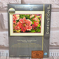 Набір для вишивання Dimensions 70-35298 Коралові півонії • Coral Peonies