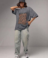 Футболка ТУРЕЧЧИНА варьонка , washed effect oversize